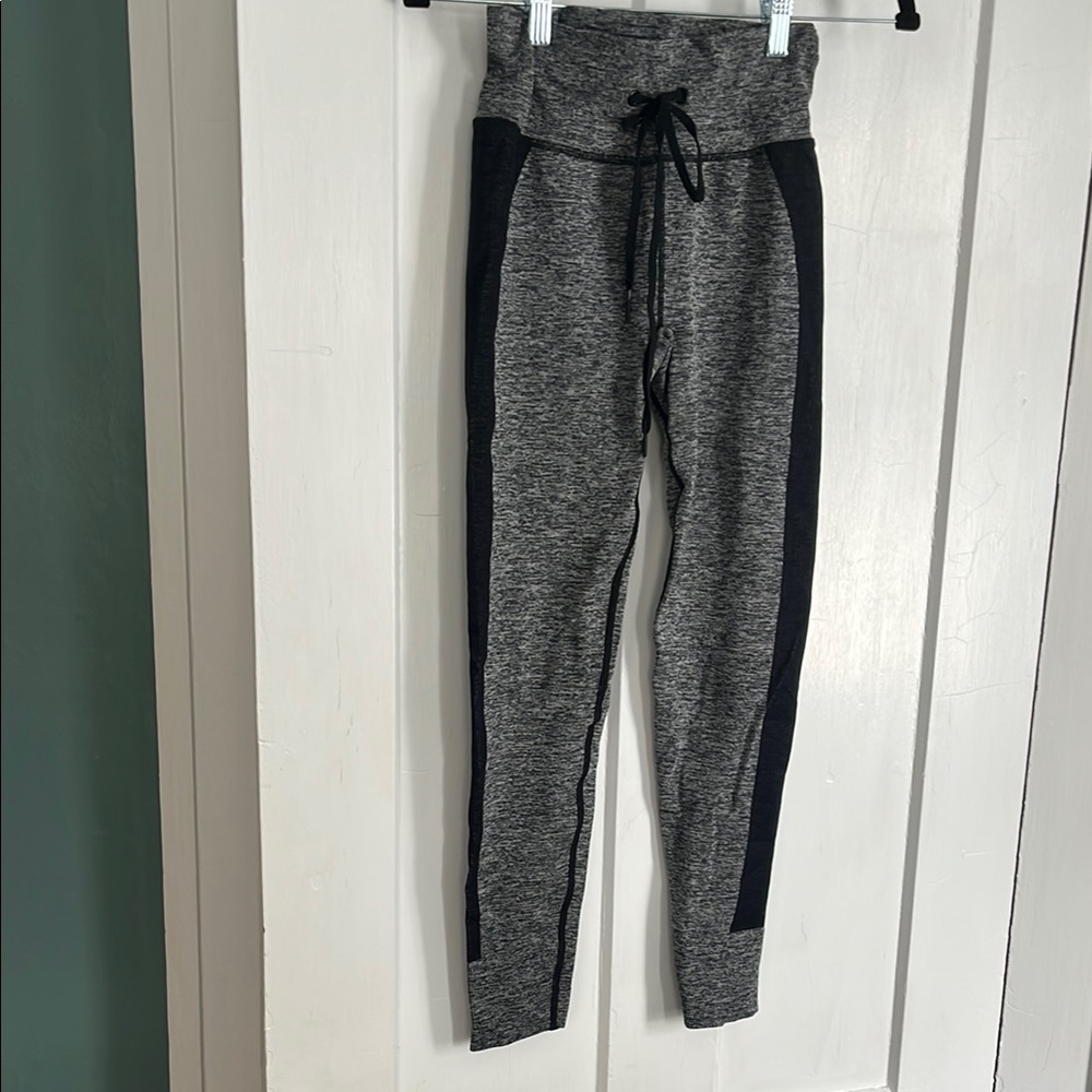 Pink Gray and Black Leggings